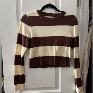 cropped cute striped shirt !!!